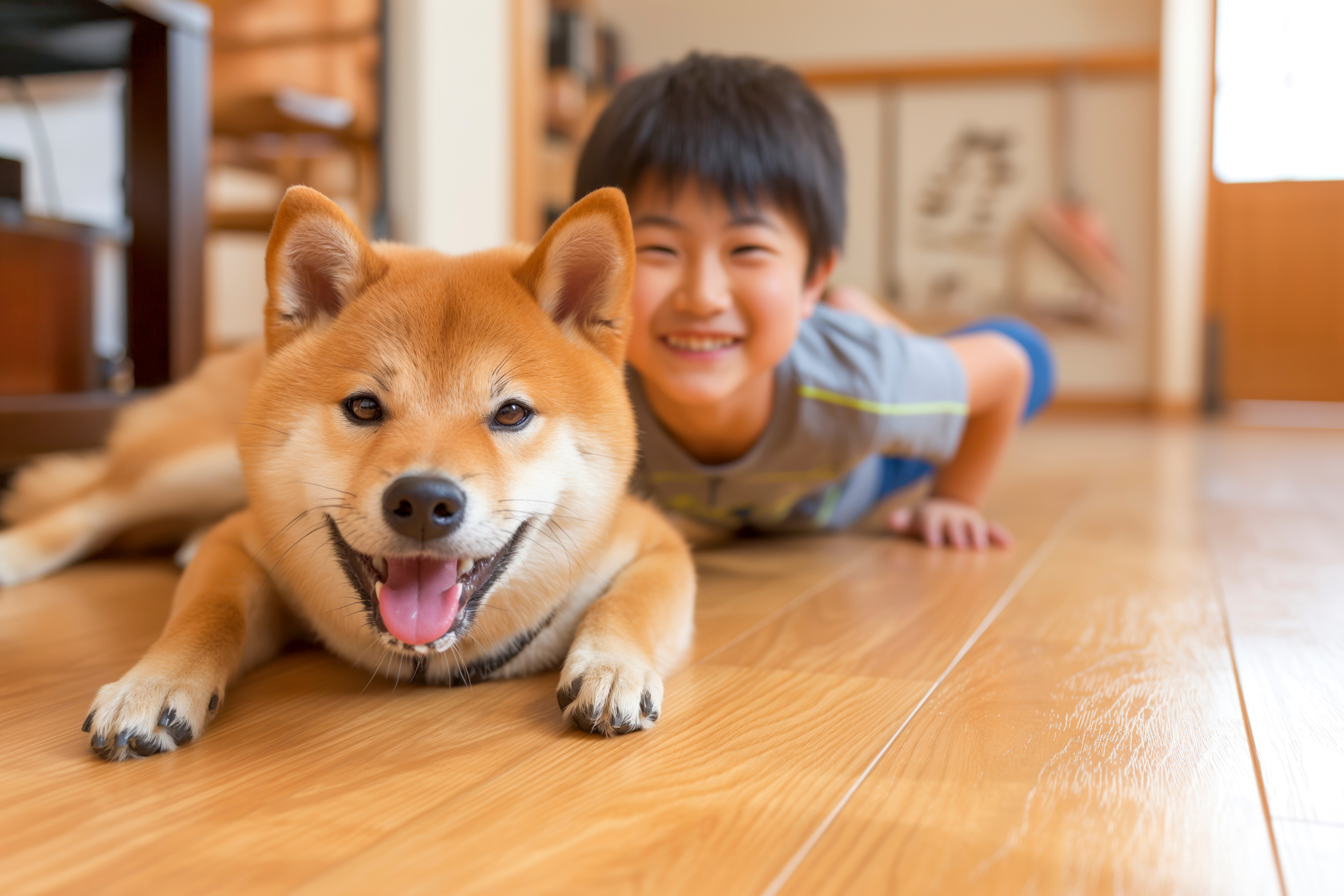 犬と子供