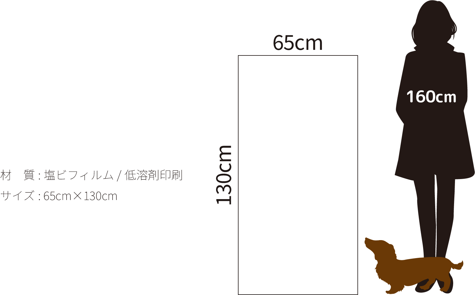 横65cm×高さ130cm